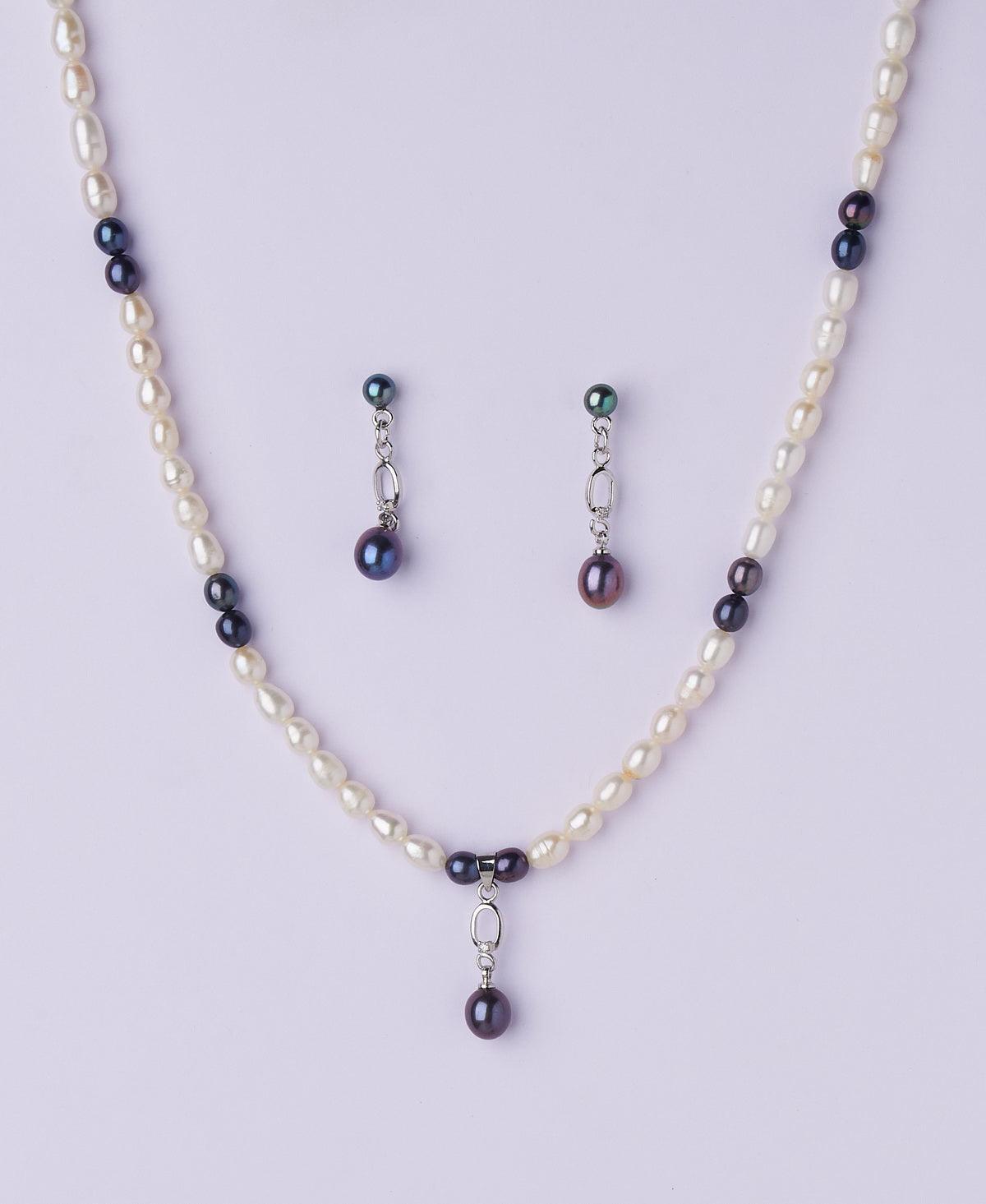 Elegant Pearl Necklace Set - Chandrani Pearls