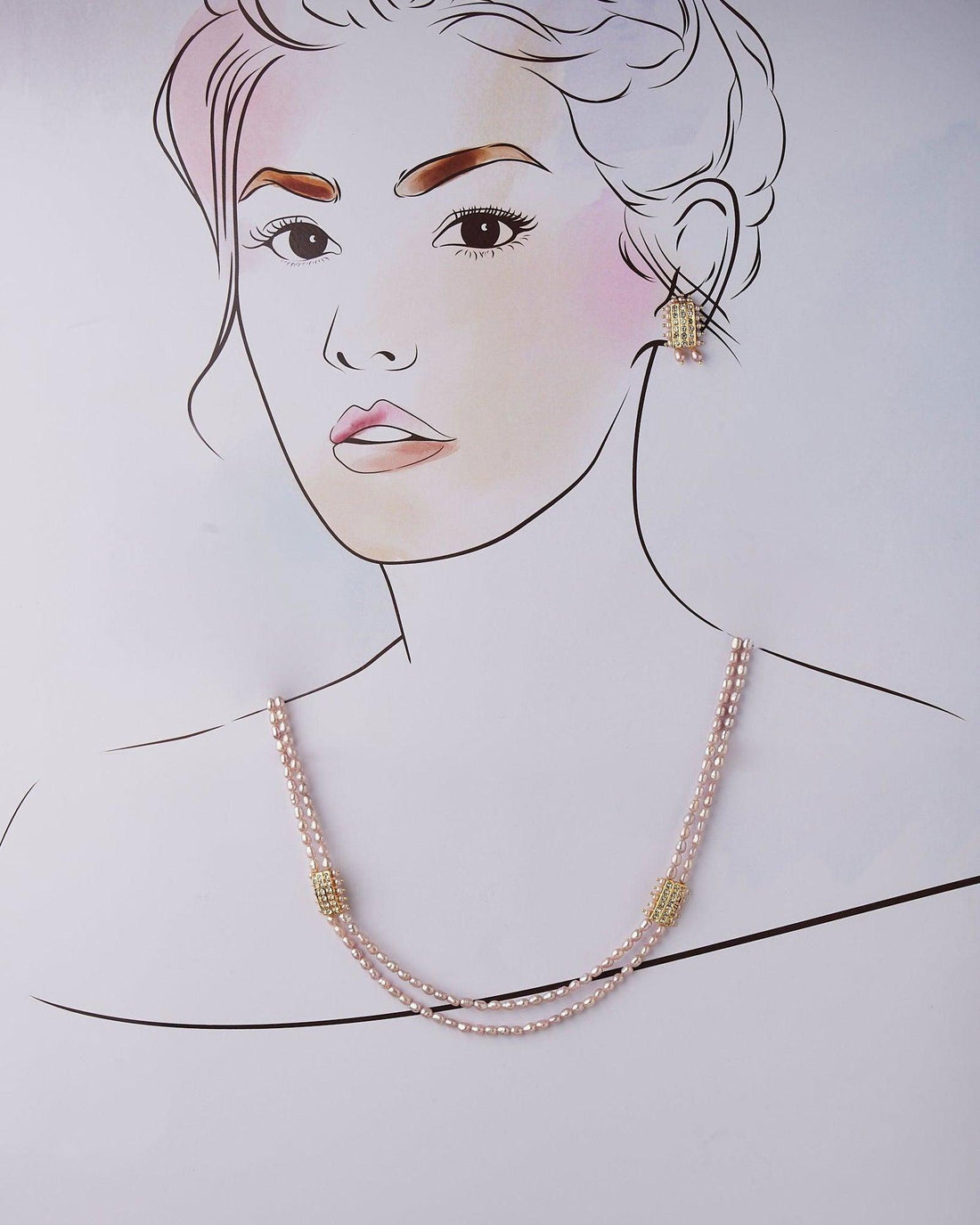 Elegant Pearl Necklace Set - Chandrani Pearls