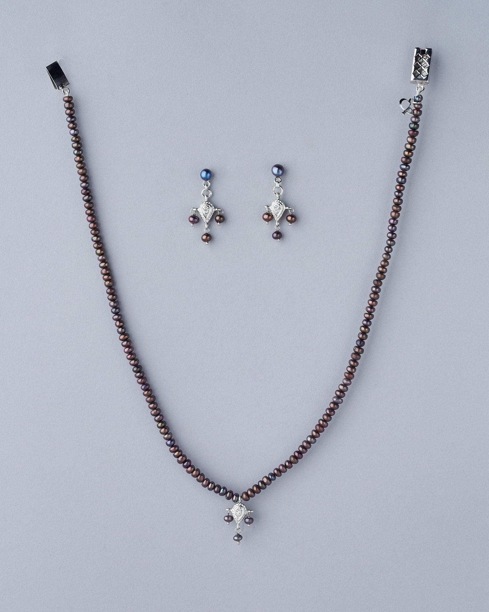 Elegant Pearl Necklace Set - Chandrani Pearls