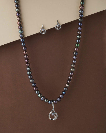 Elegant Pearl Necklace Set - Chandrani Pearls