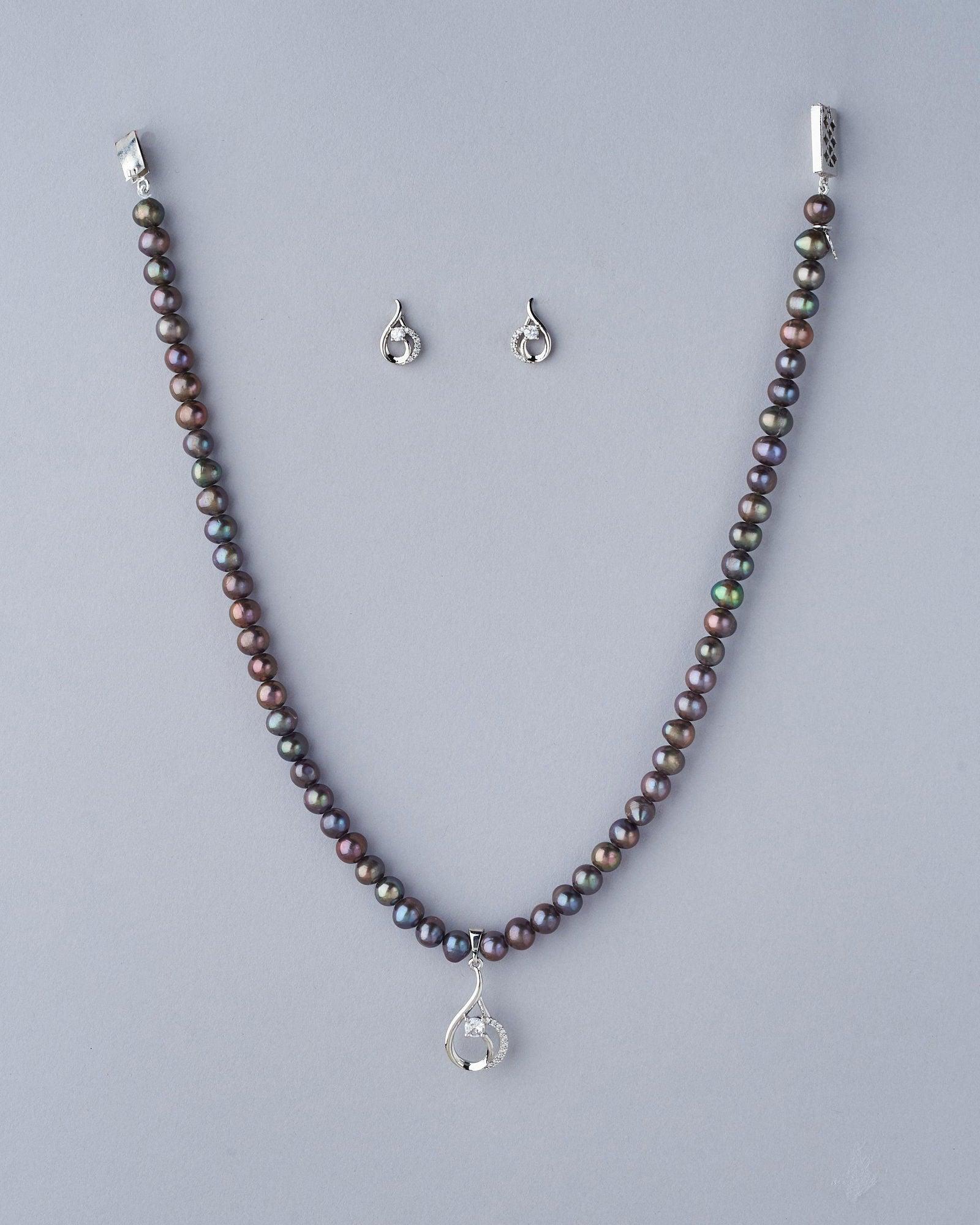 Elegant Pearl Necklace Set - Chandrani Pearls