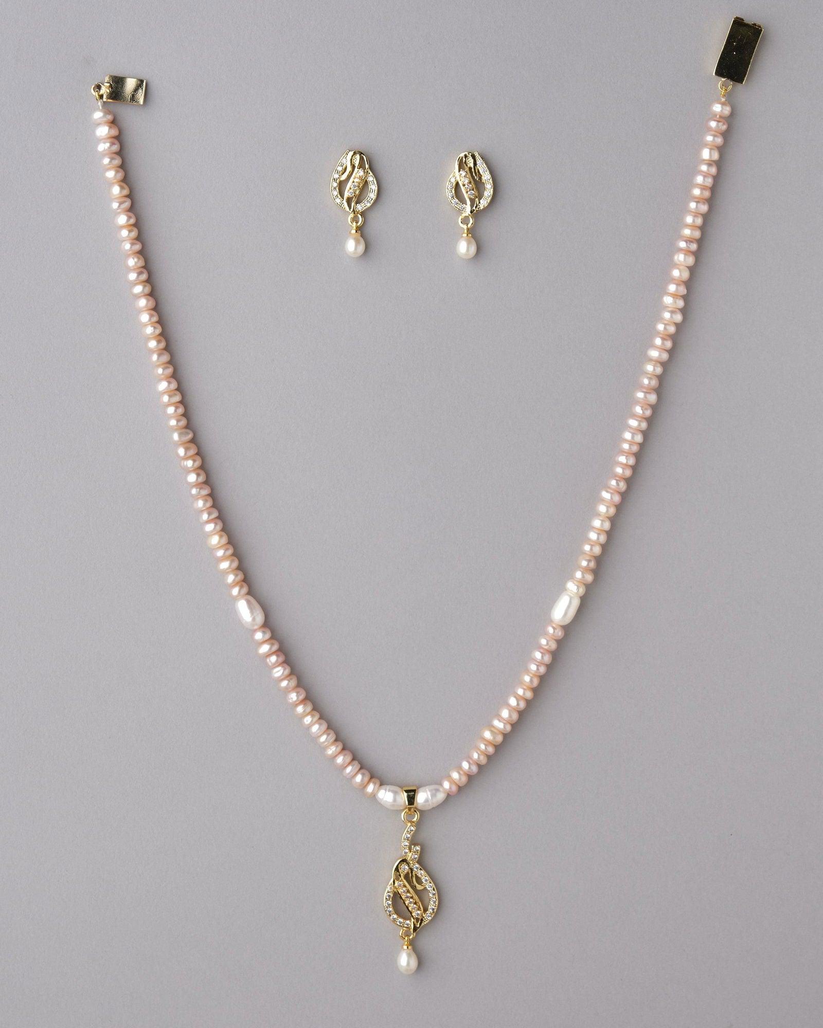 Elegant Pearl Necklace Set - Chandrani Pearls