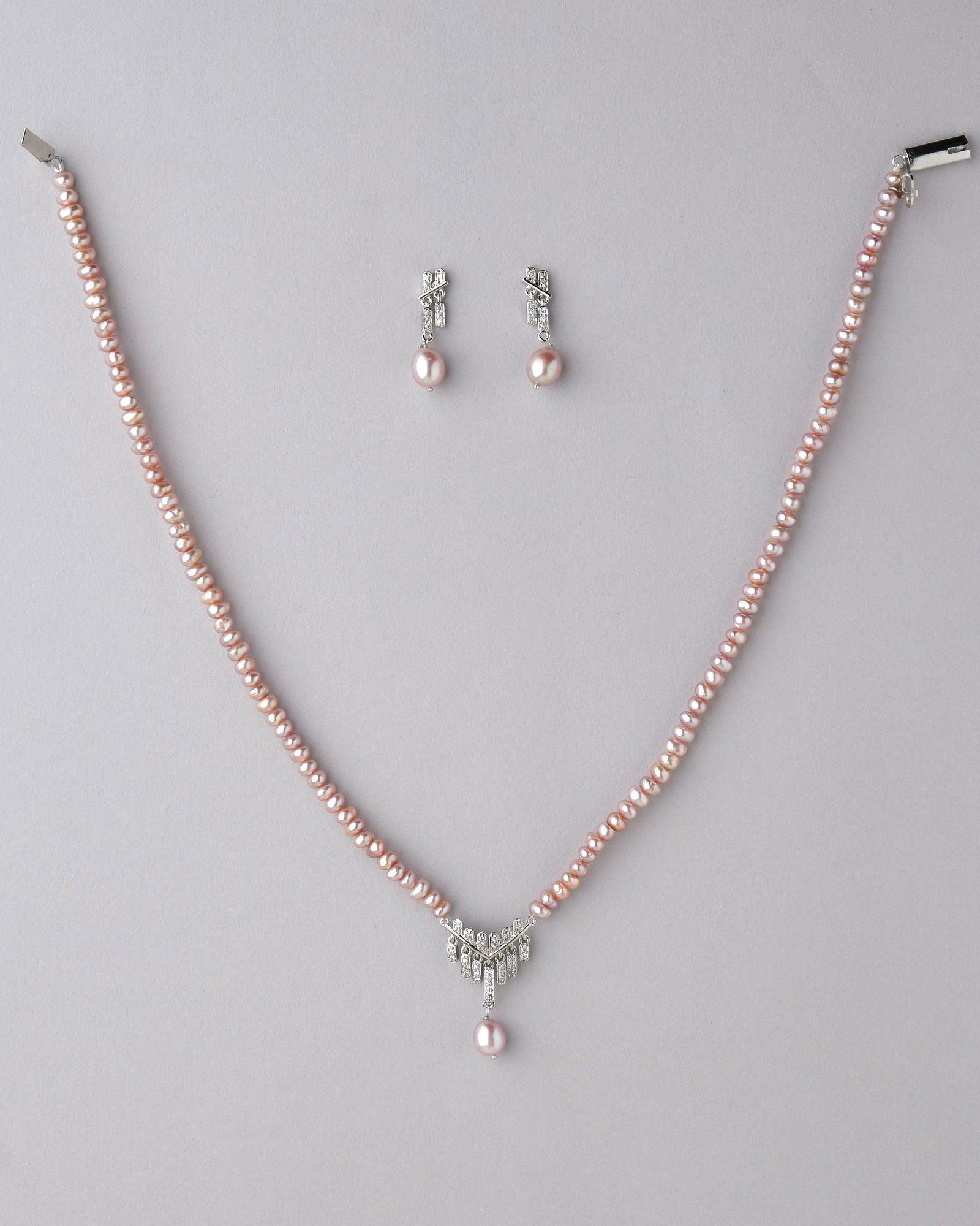 Elegant Pearl Necklace Set - Chandrani Pearls