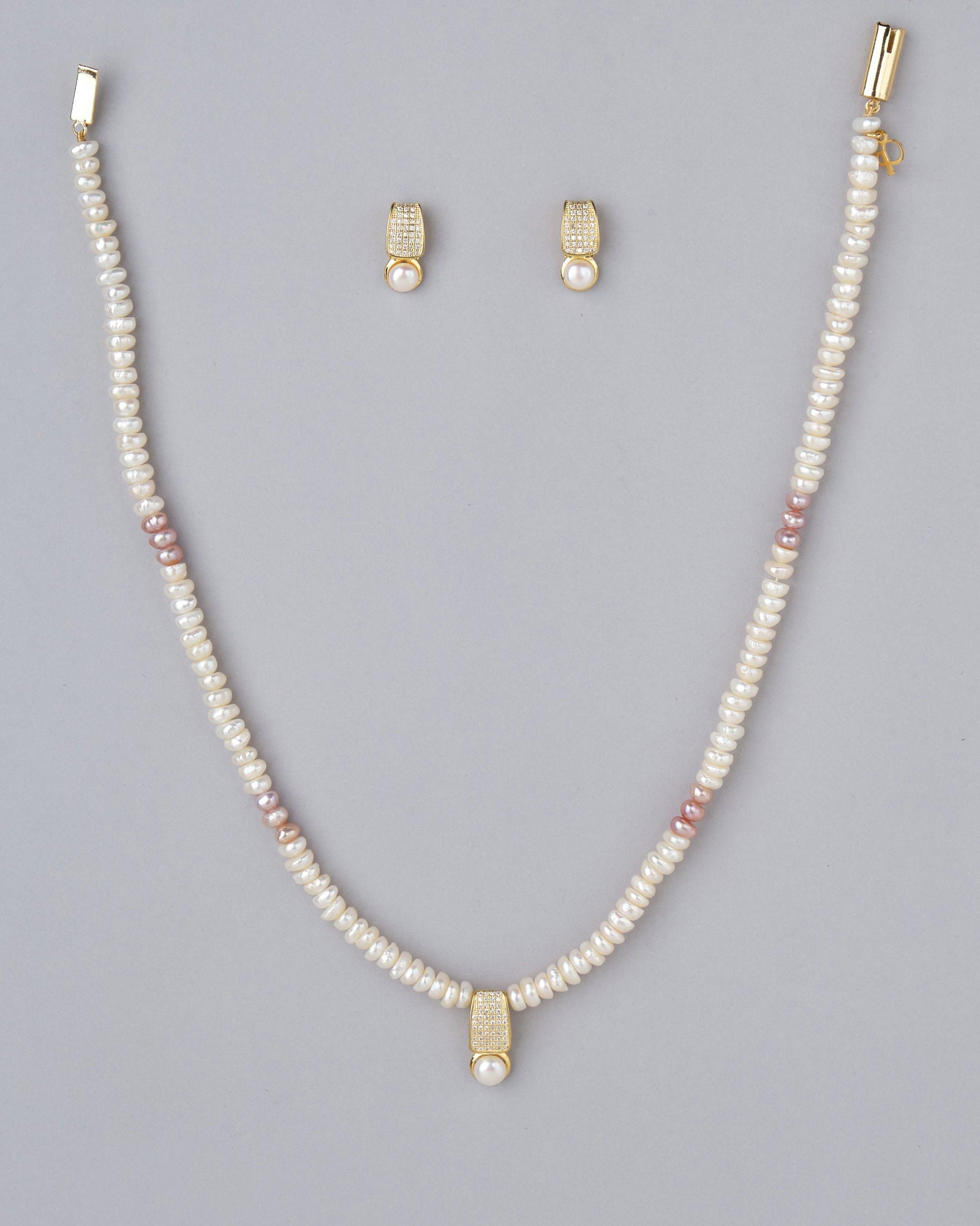 Elegant Pearl Necklace Set - Chandrani Pearls