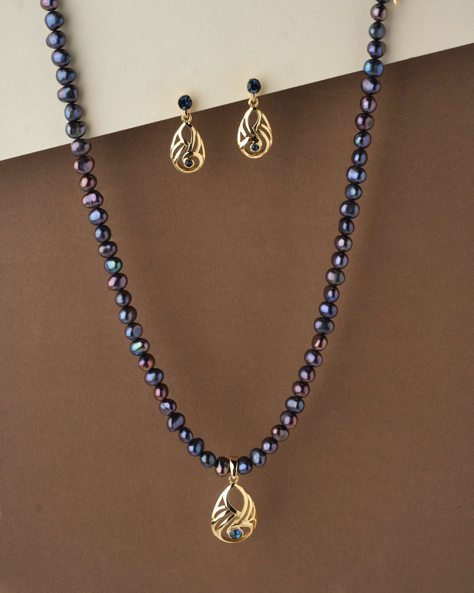 Elegant Pearl Necklace Set - Chandrani Pearls