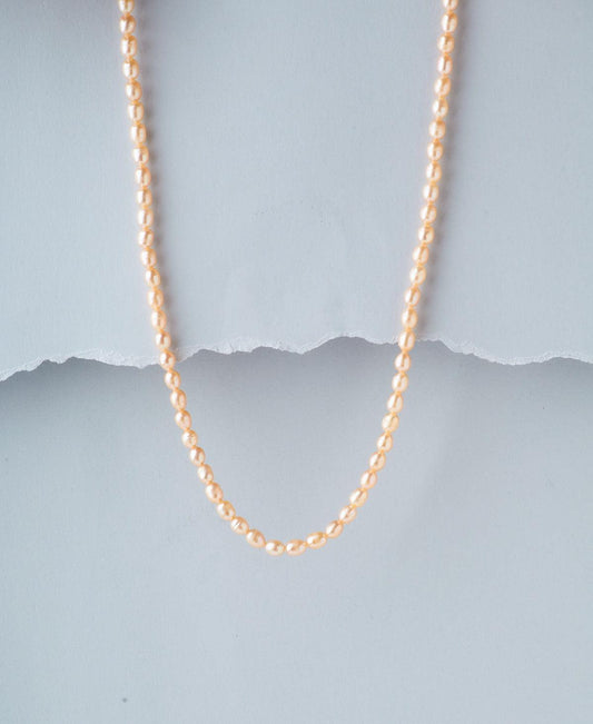 Elegant Pink Pearl Necklace - Chandrani Pearls