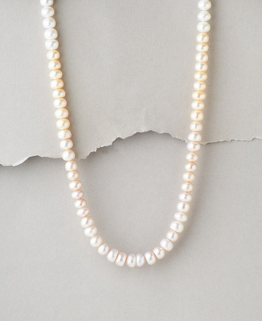 Elegant Pink Pearl Necklace - Chandrani Pearls