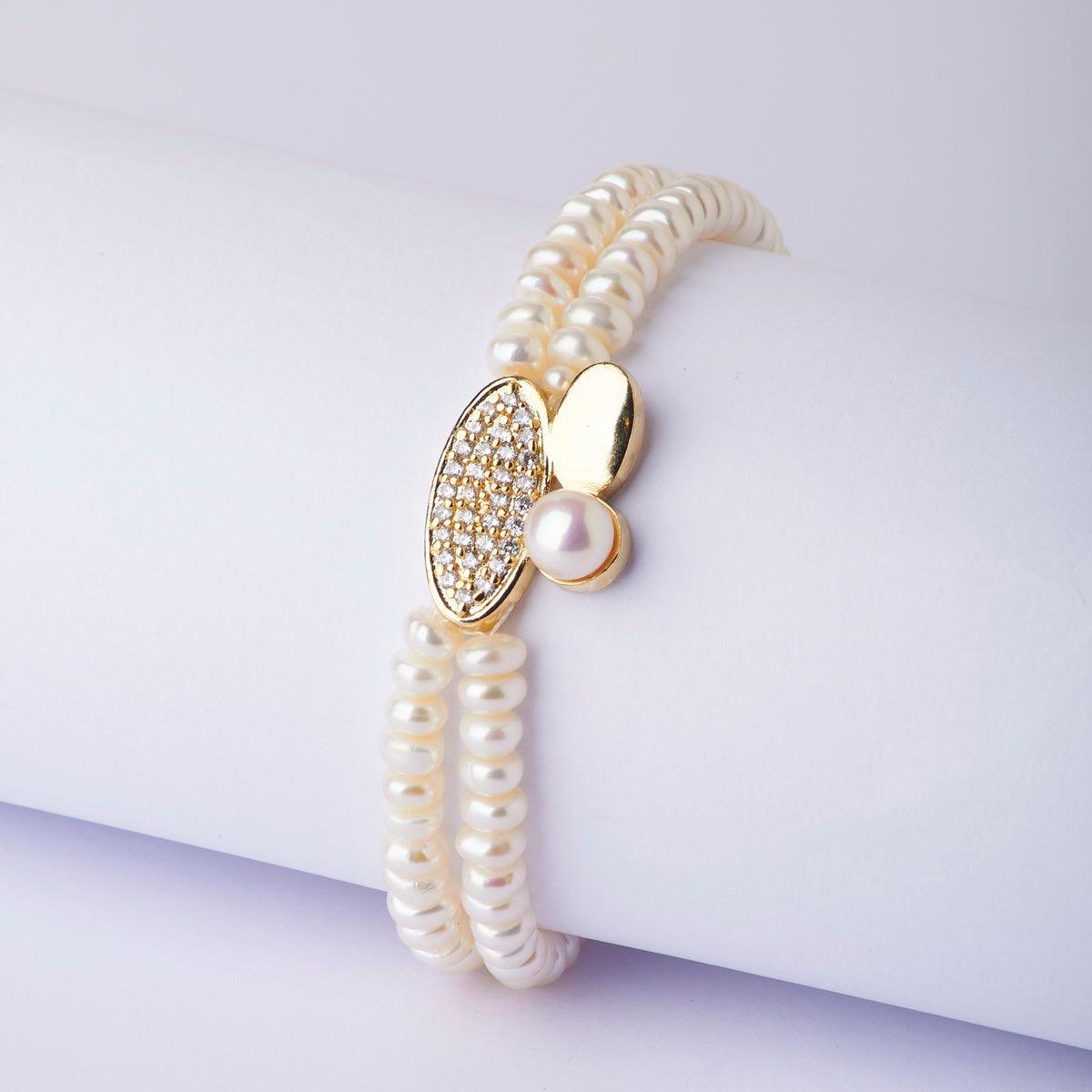 Elegant Real Pearl Bracelet - Chandrani Pearls