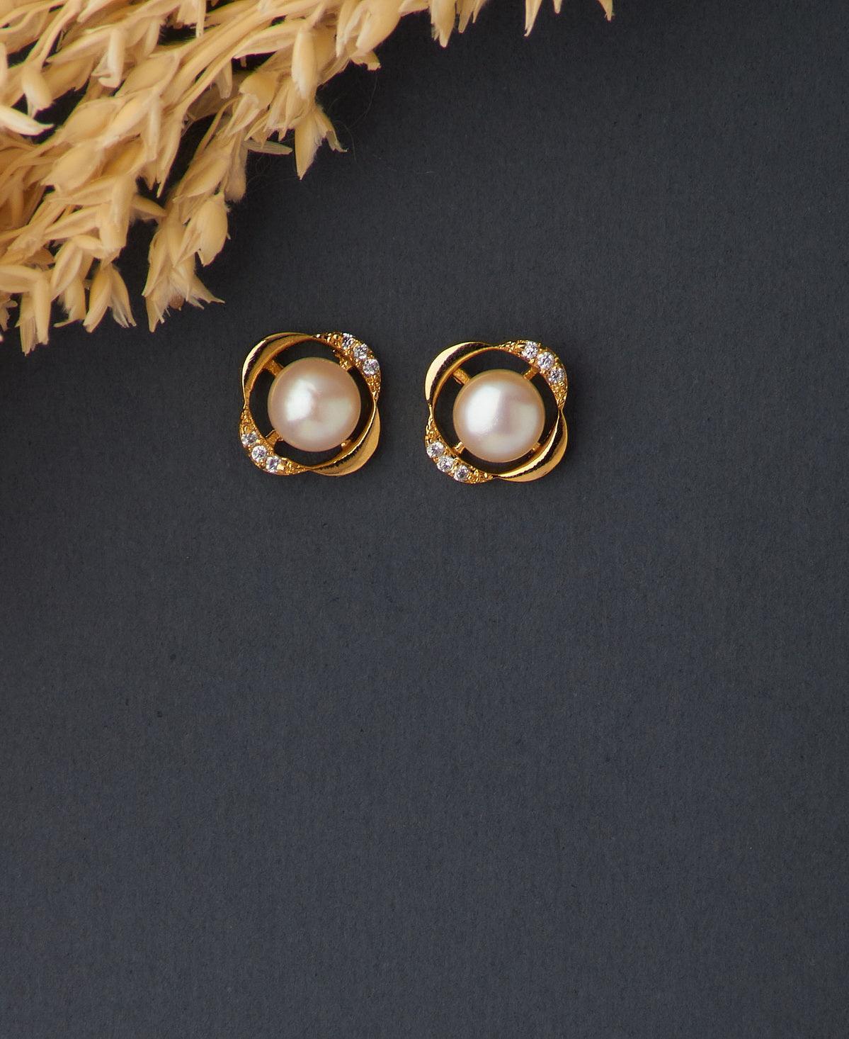 Elegant Real Pearl Hanging Earring - Chandrani Pearls