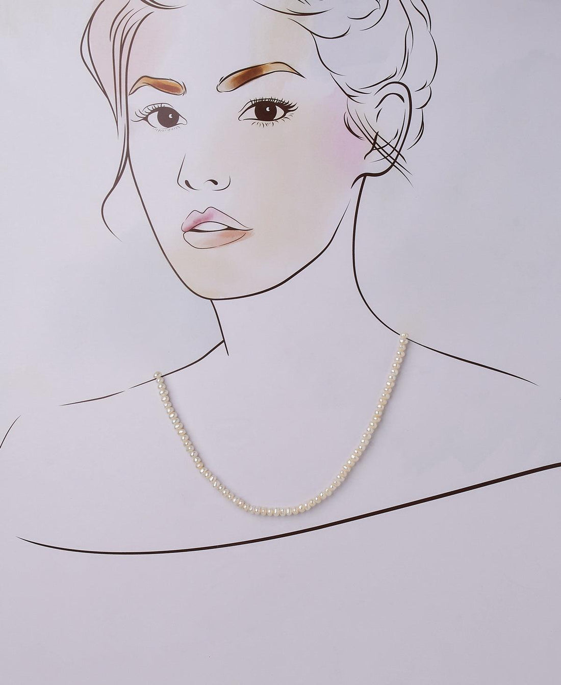 Elegant Real Pearl Necklace - Chandrani Pearls