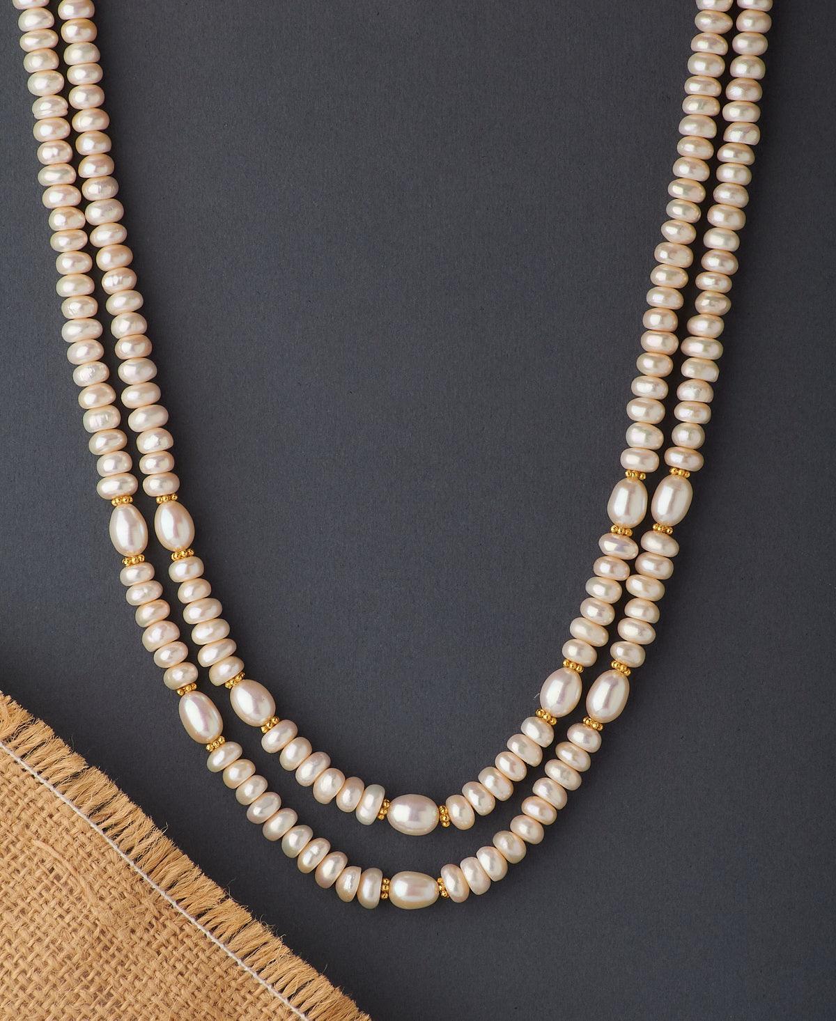 Elegant Real Pearl Necklace - Chandrani Pearls