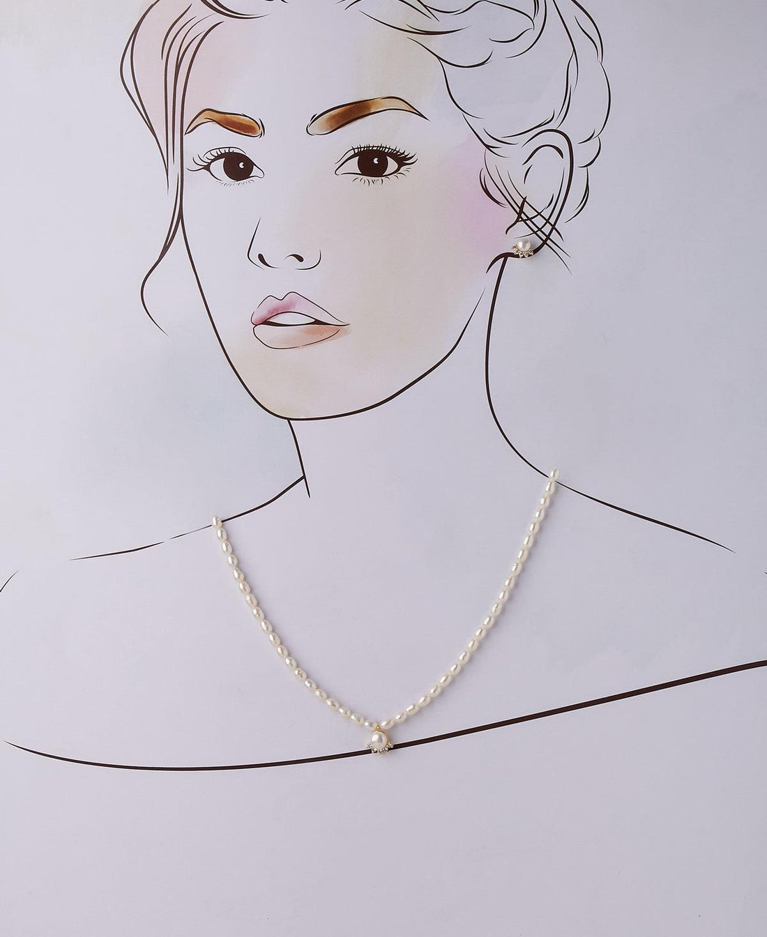 Elegant Real Pearl Necklace Set - Chandrani Pearls