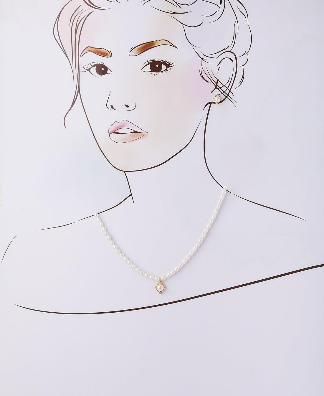 Elegant Real Pearl Necklace Set - Chandrani Pearls