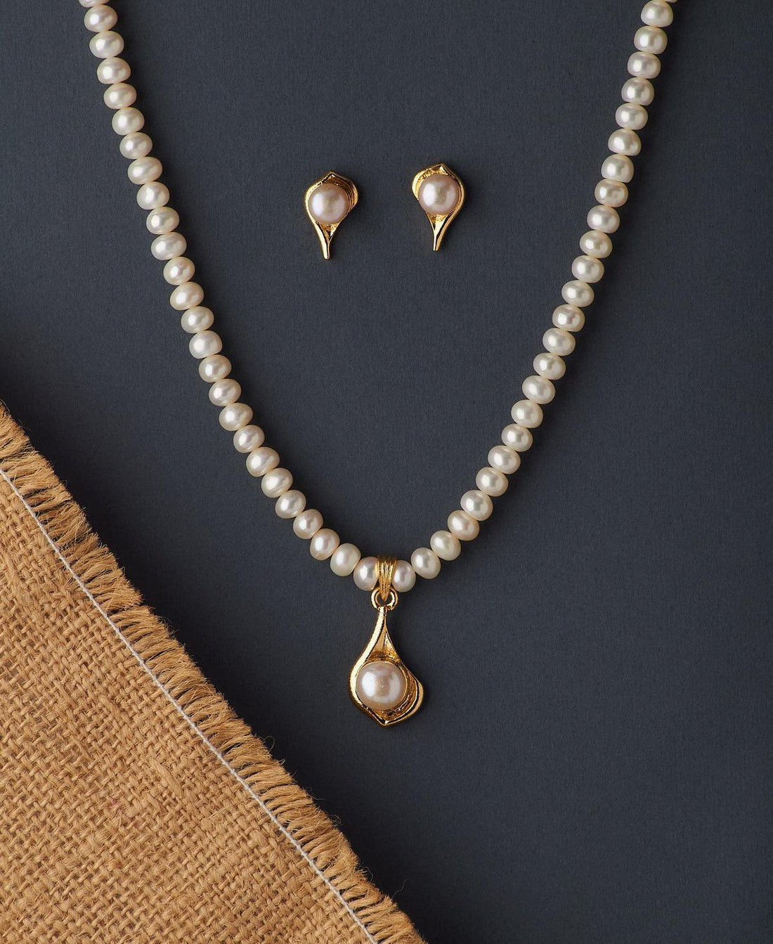 Elegant Real Pearl Necklace Set - Chandrani Pearls
