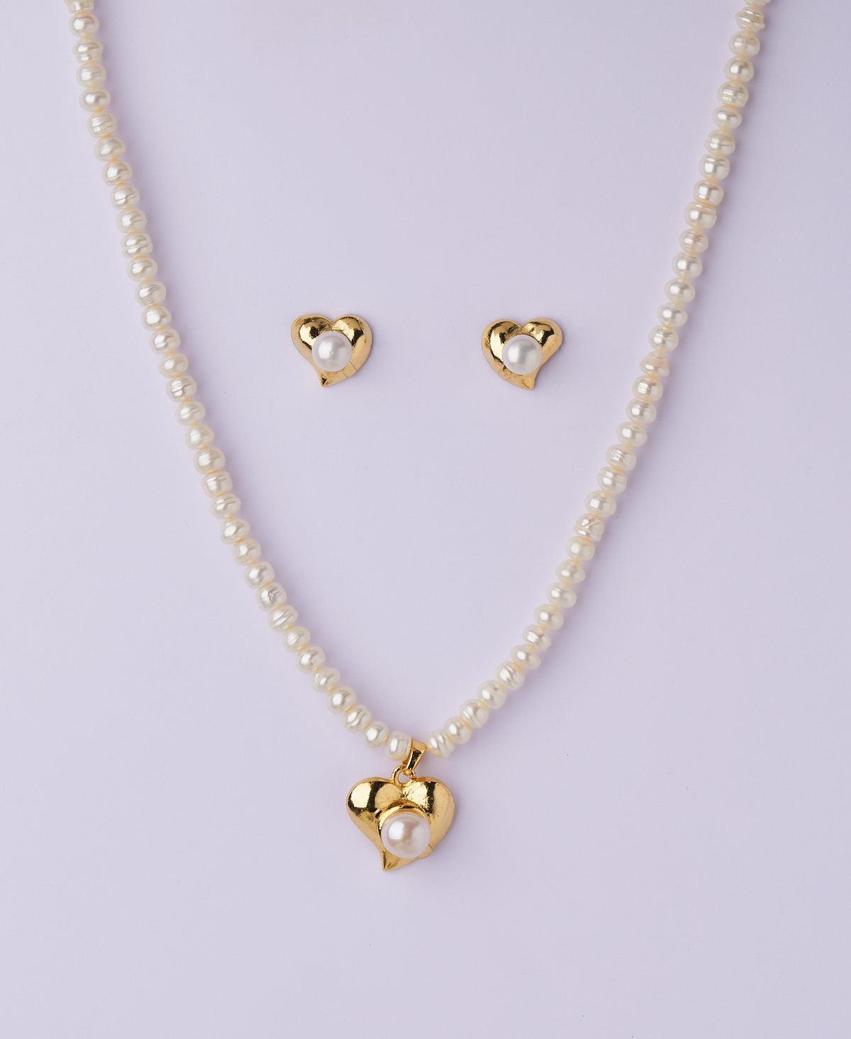 Elegant Real Pearl Necklace Set - Chandrani Pearls