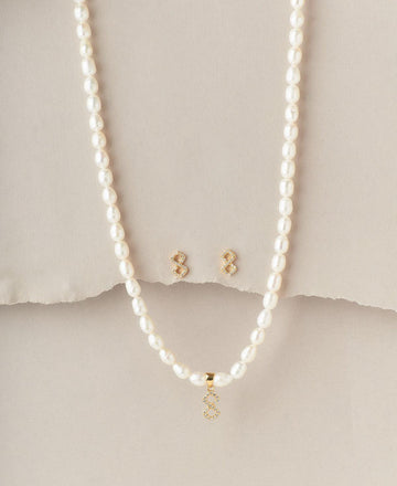 Elegant Real Pearl Necklace Set - Chandrani Pearls