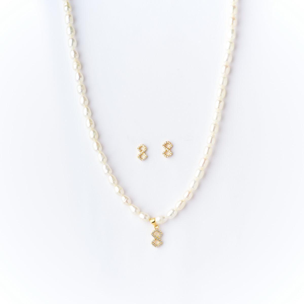 Elegant Real Pearl Necklace Set - Chandrani Pearls