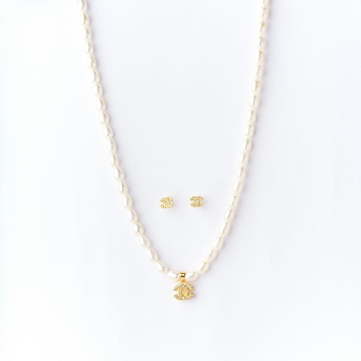 Elegant Real Pearl Necklace Set - Chandrani Pearls