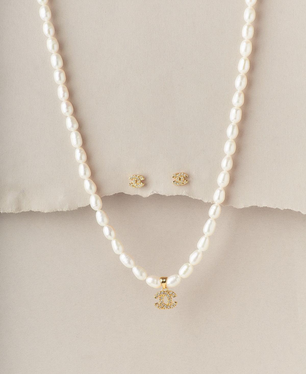 Elegant Real Pearl Necklace Set - Chandrani Pearls