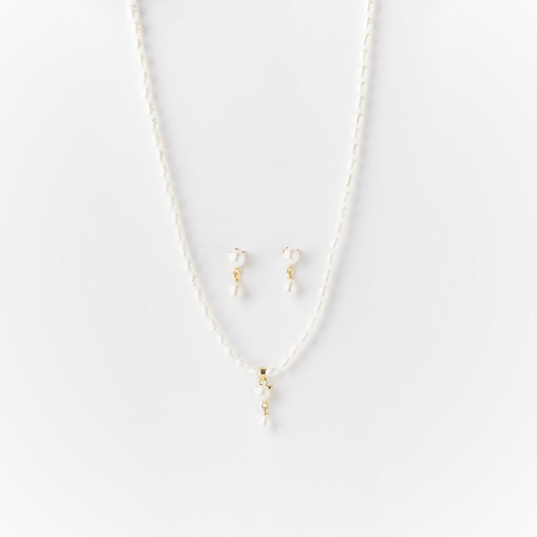 Elegant Real Pearl Necklace Set - Chandrani Pearls