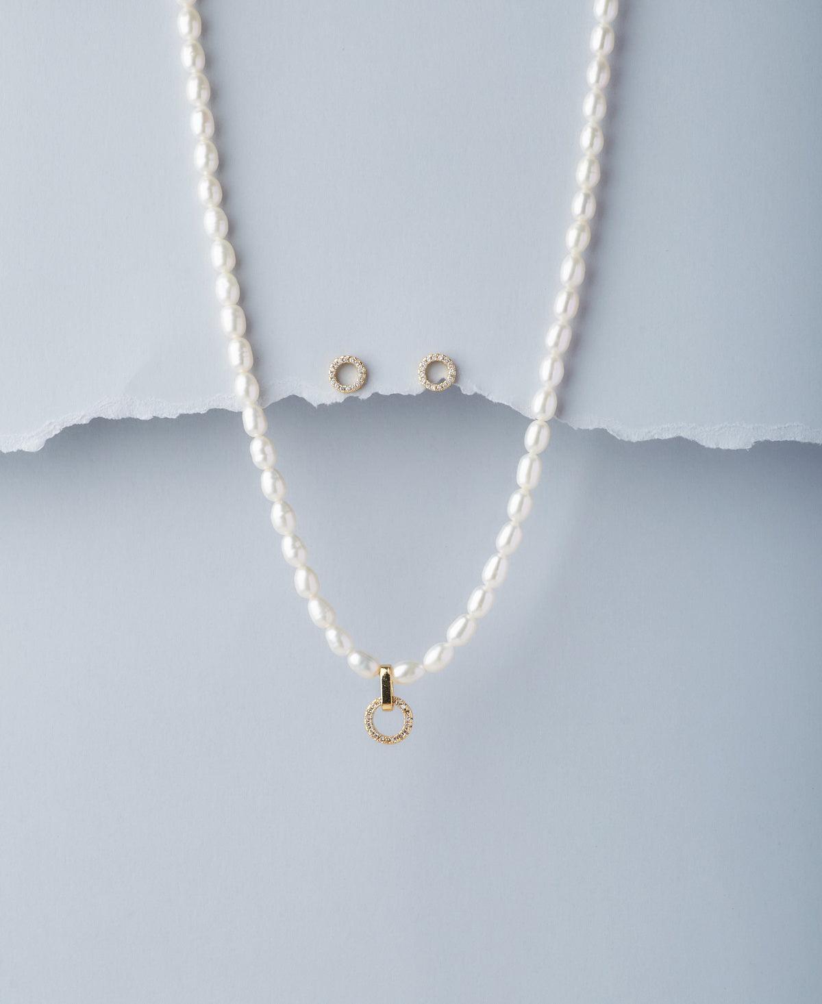 Elegant Real Pearl Necklace Set - Chandrani Pearls