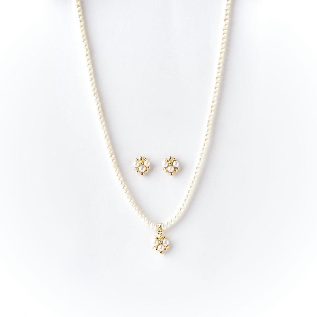Elegant Real Pearl Necklace Set - Chandrani Pearls