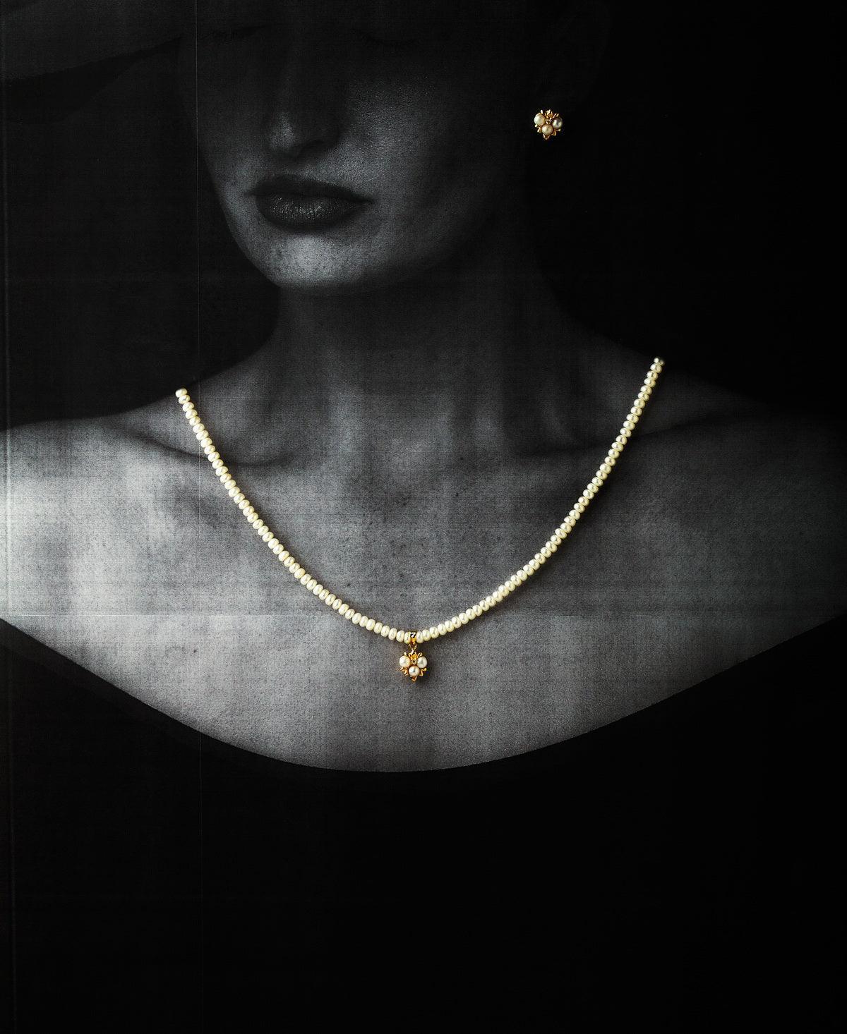 Elegant Real Pearl Necklace Set - Chandrani Pearls