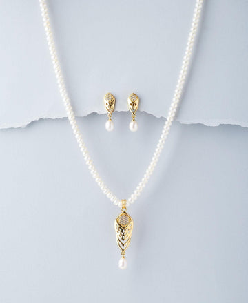 Elegant Real Pearl Necklace Set - Chandrani Pearls