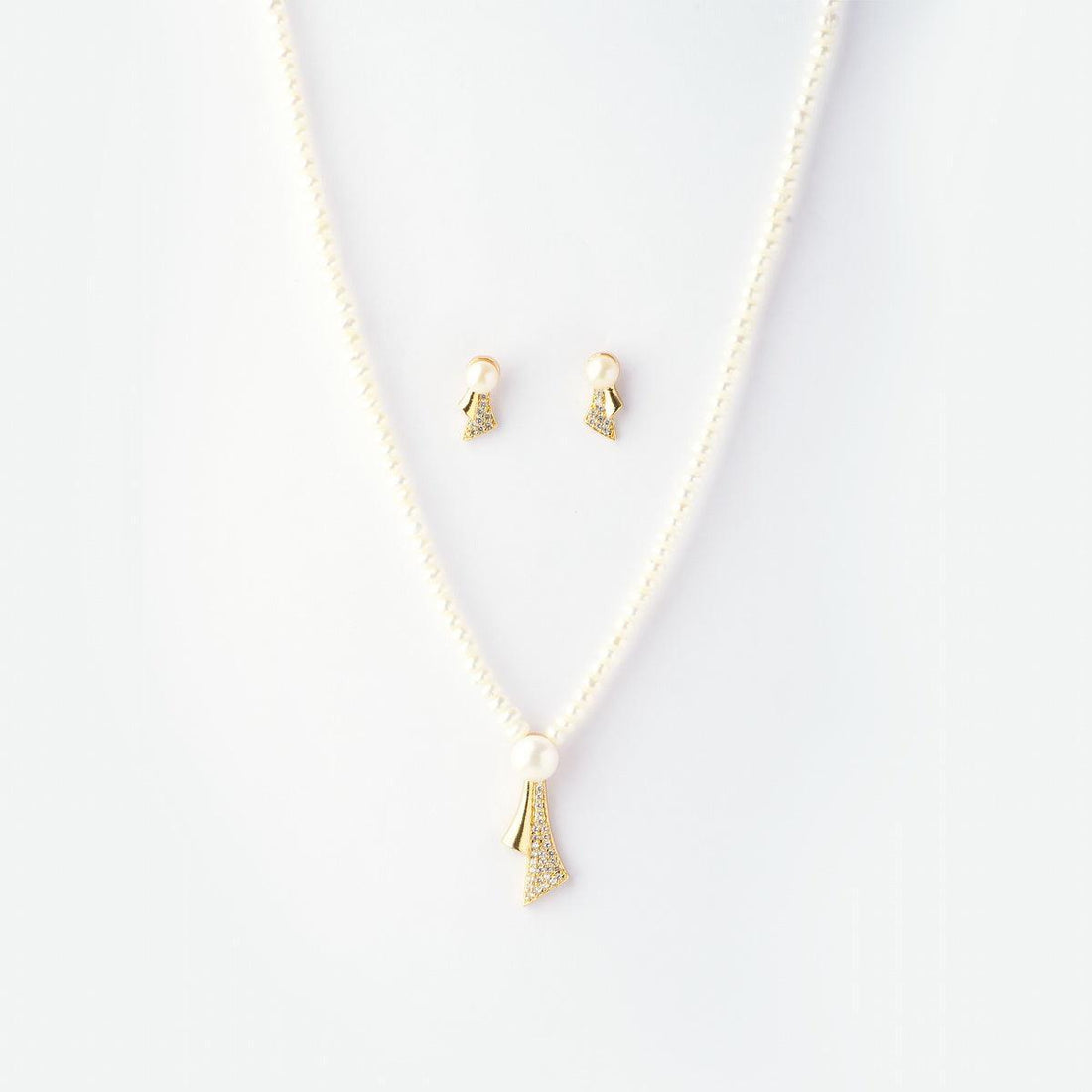 Elegant Real Pearl Necklace Set - Chandrani Pearls