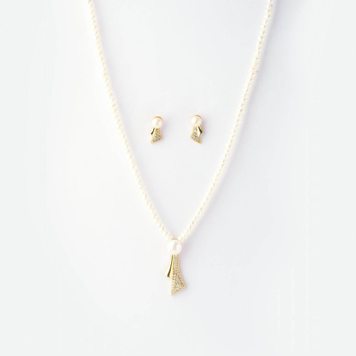 Elegant Real Pearl Necklace Set - Chandrani Pearls