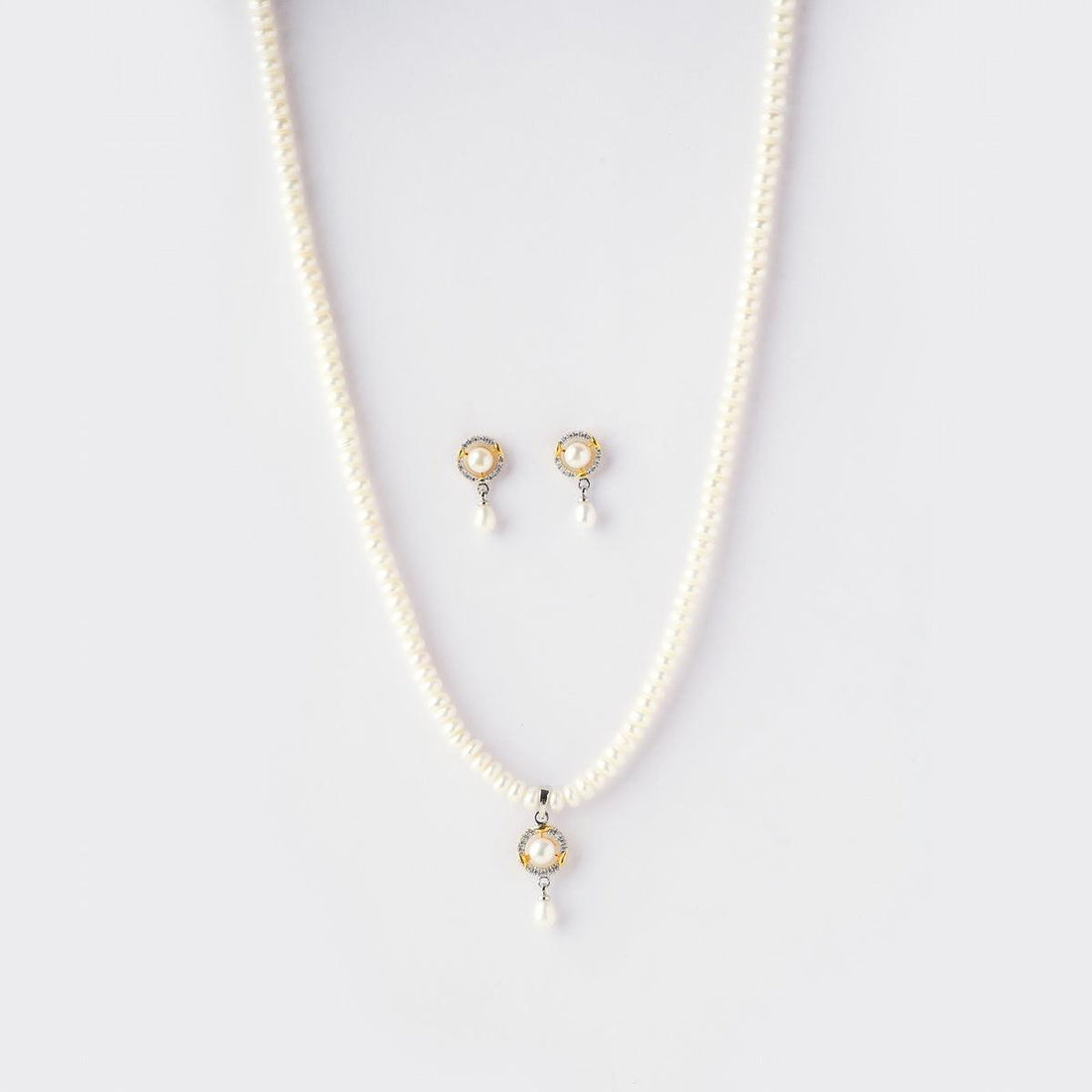 Elegant Real Pearl Necklace Set - Chandrani Pearls