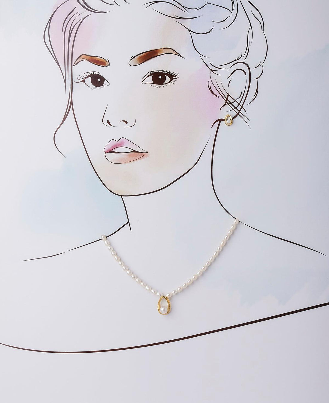 Elegant Real Pearl Necklace Set - Chandrani Pearls