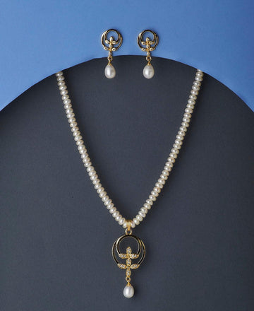 Elegant Real Pearl Necklace Set - Chandrani Pearls