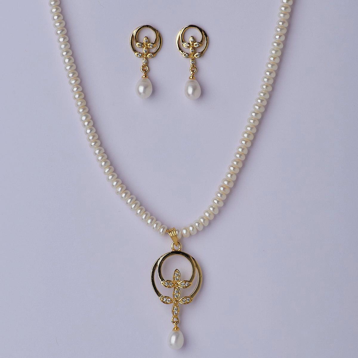 Elegant Real Pearl Necklace Set - Chandrani Pearls