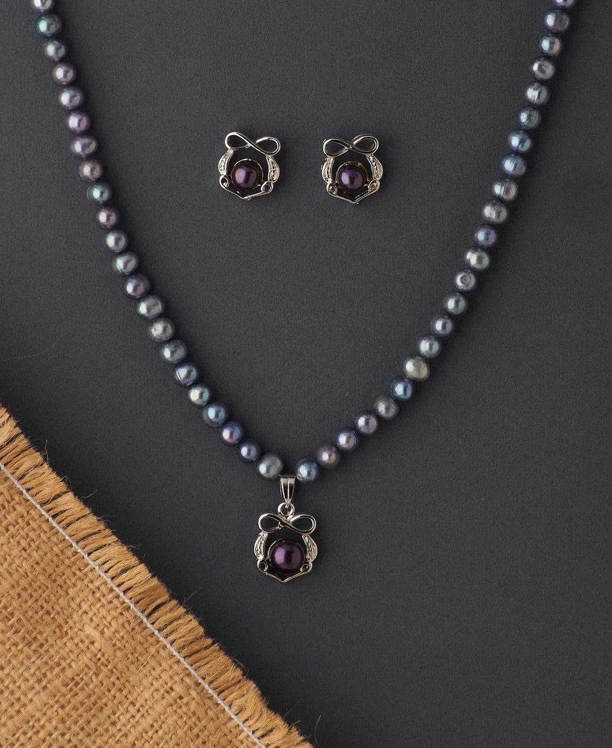 Elegant Real Pearl Necklace Set - Chandrani Pearls