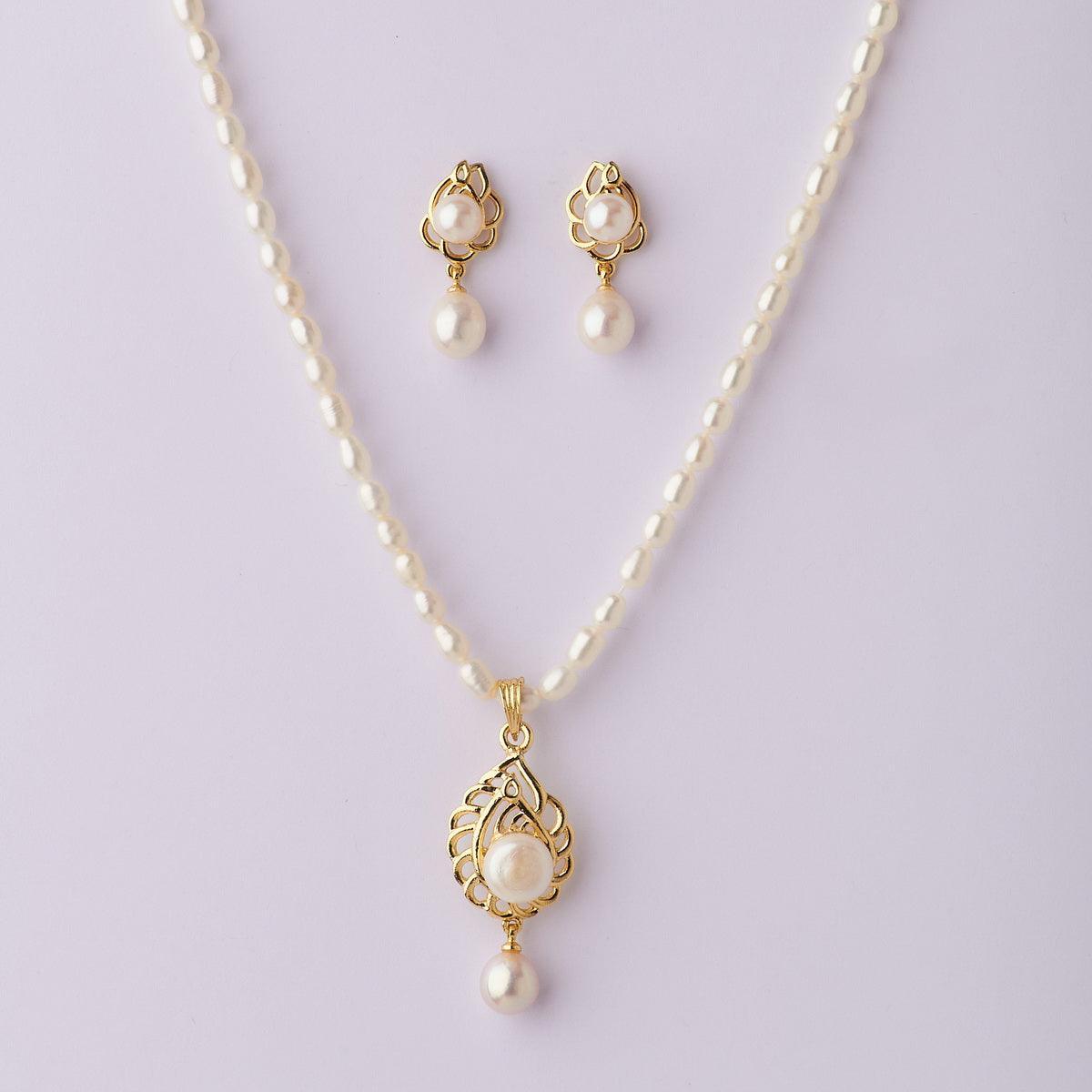 Elegant Real Pearl Necklace Set - Chandrani Pearls