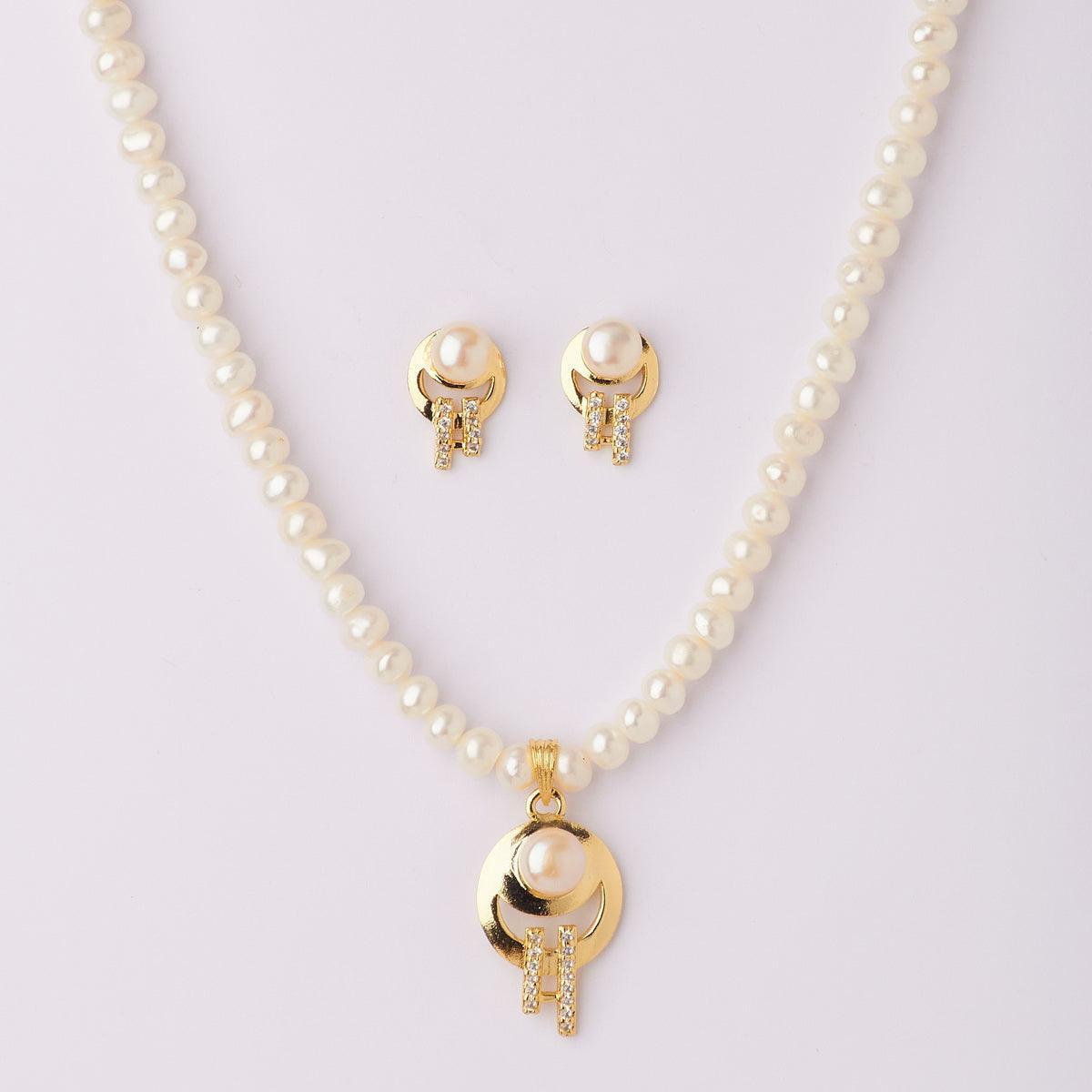 Elegant Real Pearl Necklace Set - Chandrani Pearls