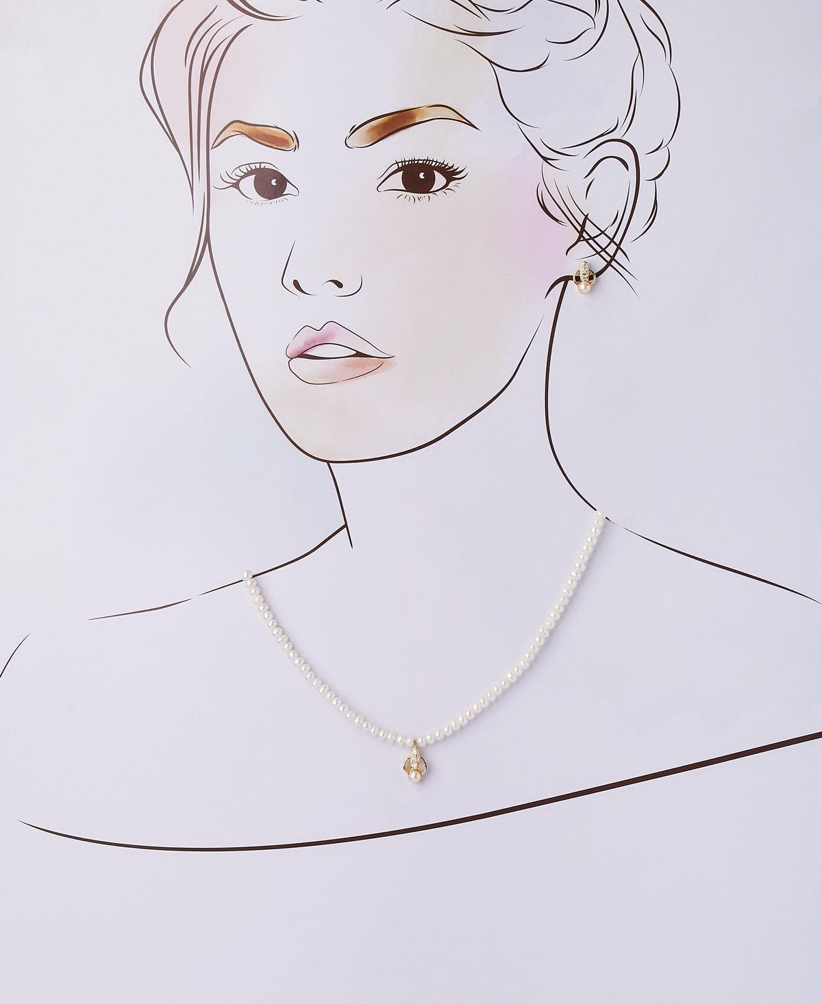 Elegant Real Pearl Necklace Set - Chandrani Pearls