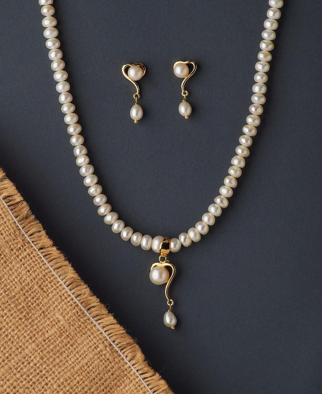 Elegant Real Pearl Necklace Set - Chandrani Pearls
