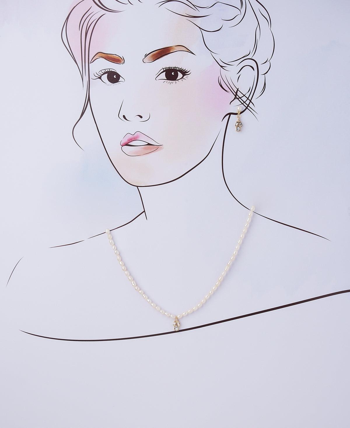 Elegant Real Pearl Necklace Set - Chandrani Pearls