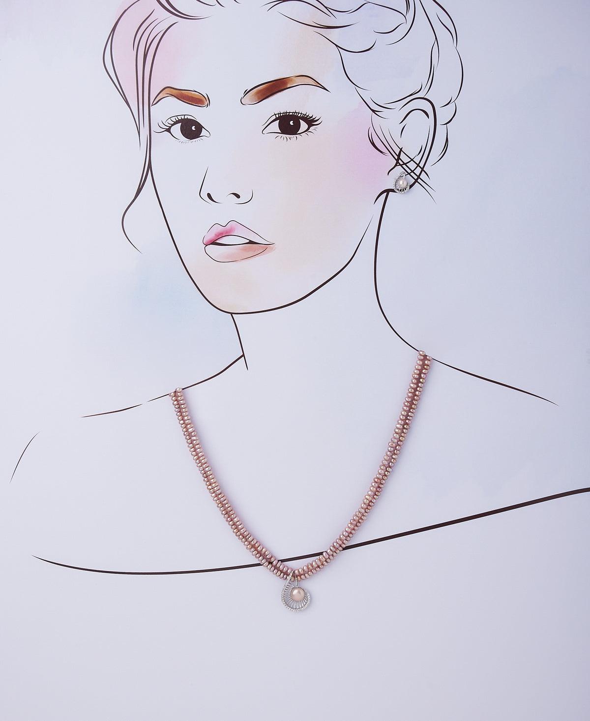 Elegant Real Pearl Necklace Set - Chandrani Pearls