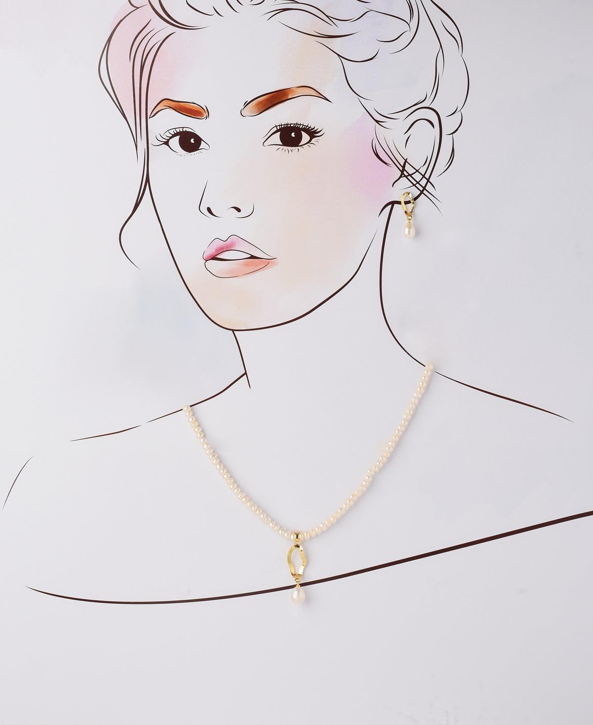 Elegant Real Pearl Necklace Set - Chandrani Pearls