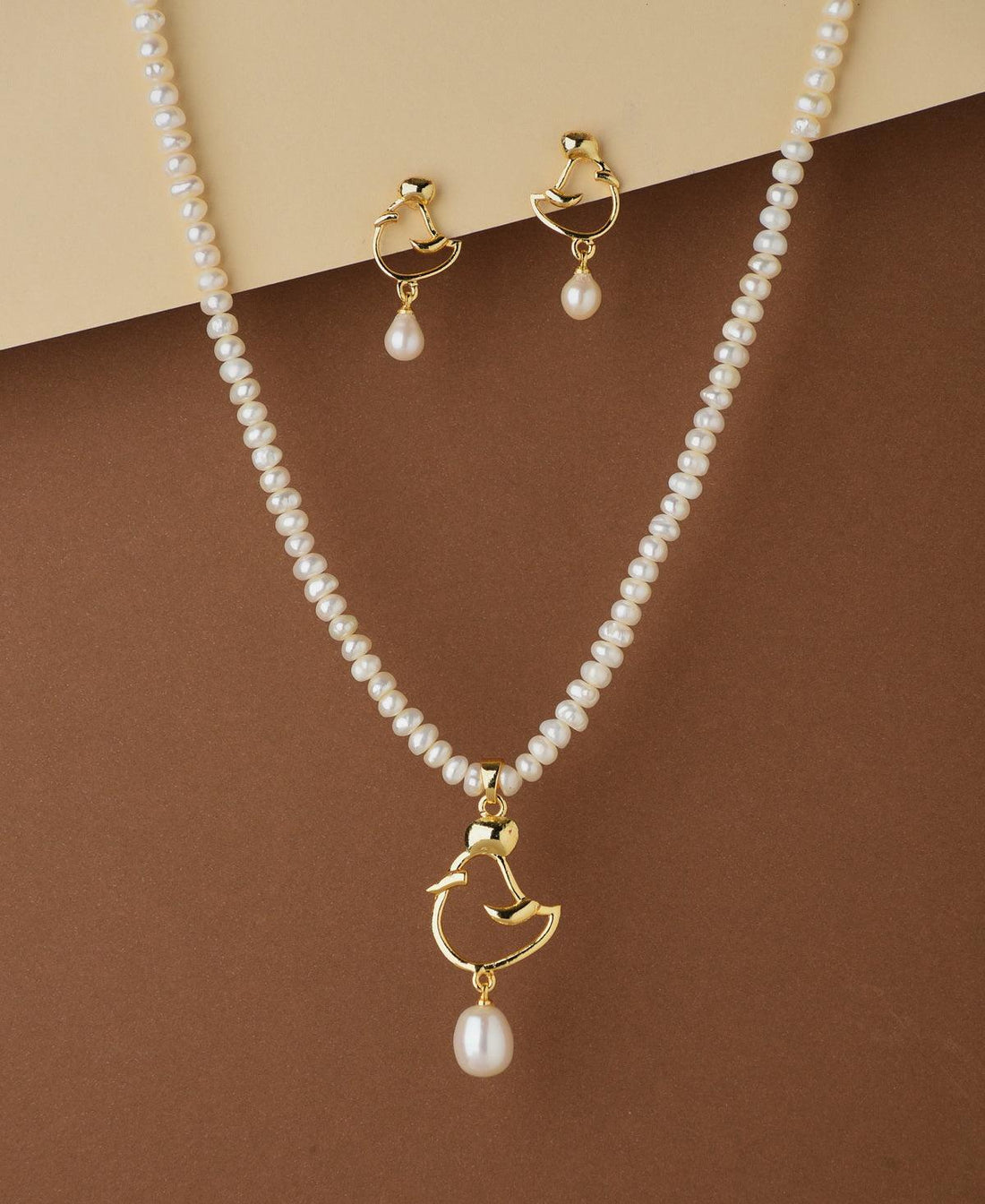 Elegant Real Pearl Necklace Set - Chandrani Pearls