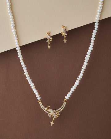 Elegant Real Pearl Necklace Set - Chandrani Pearls