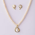 Elegant Real Pearl Pendant Set - Chandrani Pearls