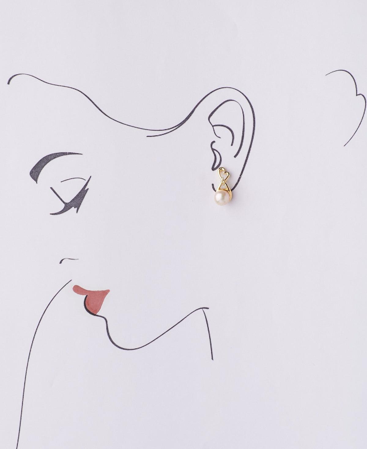 Elegant Real Pearl Stud Earring - Chandrani Pearls