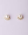 Elegant Real Pearl Stud Earring - Chandrani Pearls