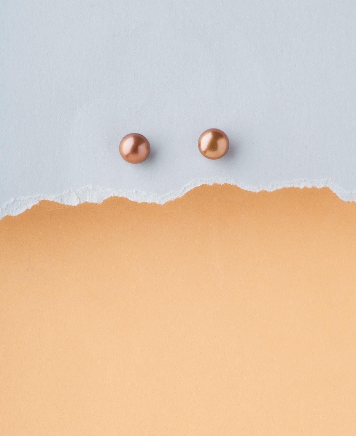 Elegant Real Pearl Stud Earring - Chandrani Pearls