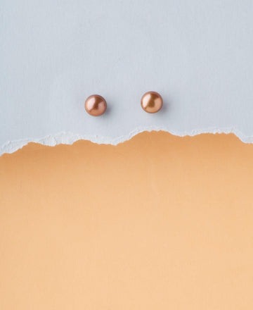 Elegant Real Pearl Stud Earring - Chandrani Pearls