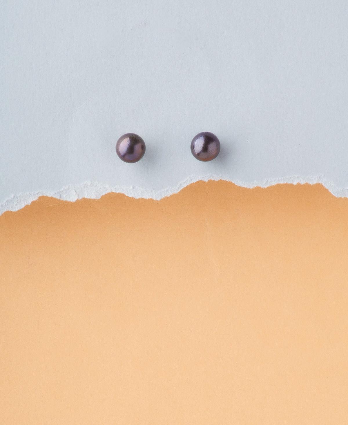 Elegant Real Pearl Stud Earring - Chandrani Pearls